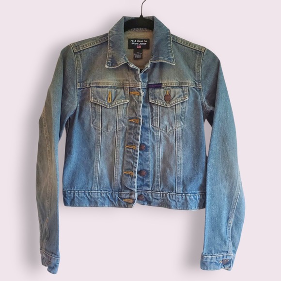 Polo Ralph Lauren Jackets & Blazers - Polo Jeans Co. Ralph Lauren Denim Jean Jacket Womens XS Vintage Distressed